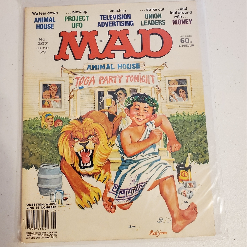 Mad Magazine Animal House Issue #207 June 1979 - Picture 2 of 3